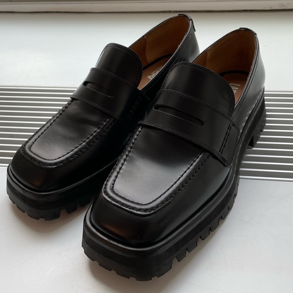Labucq Mika Loafer Black Spazzolato